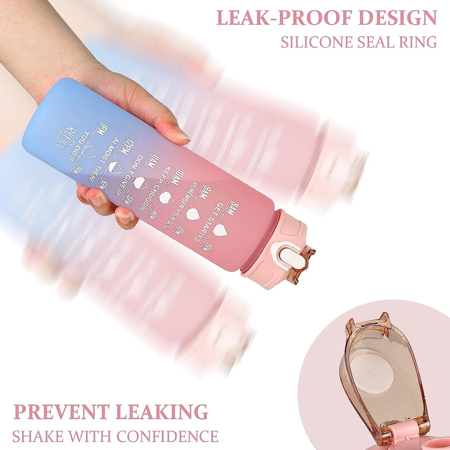 3 Pcs Leakproof Water Bottle