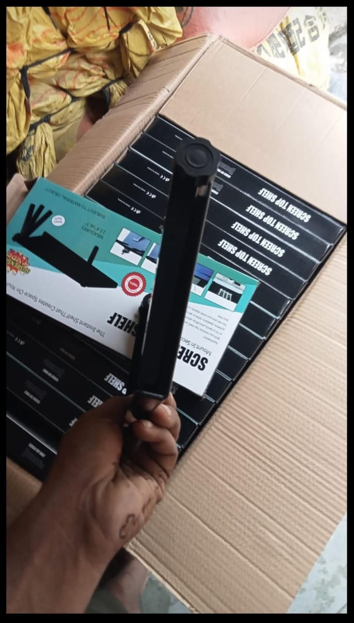 Adjustable Non Slip TV Screen Top Shelf