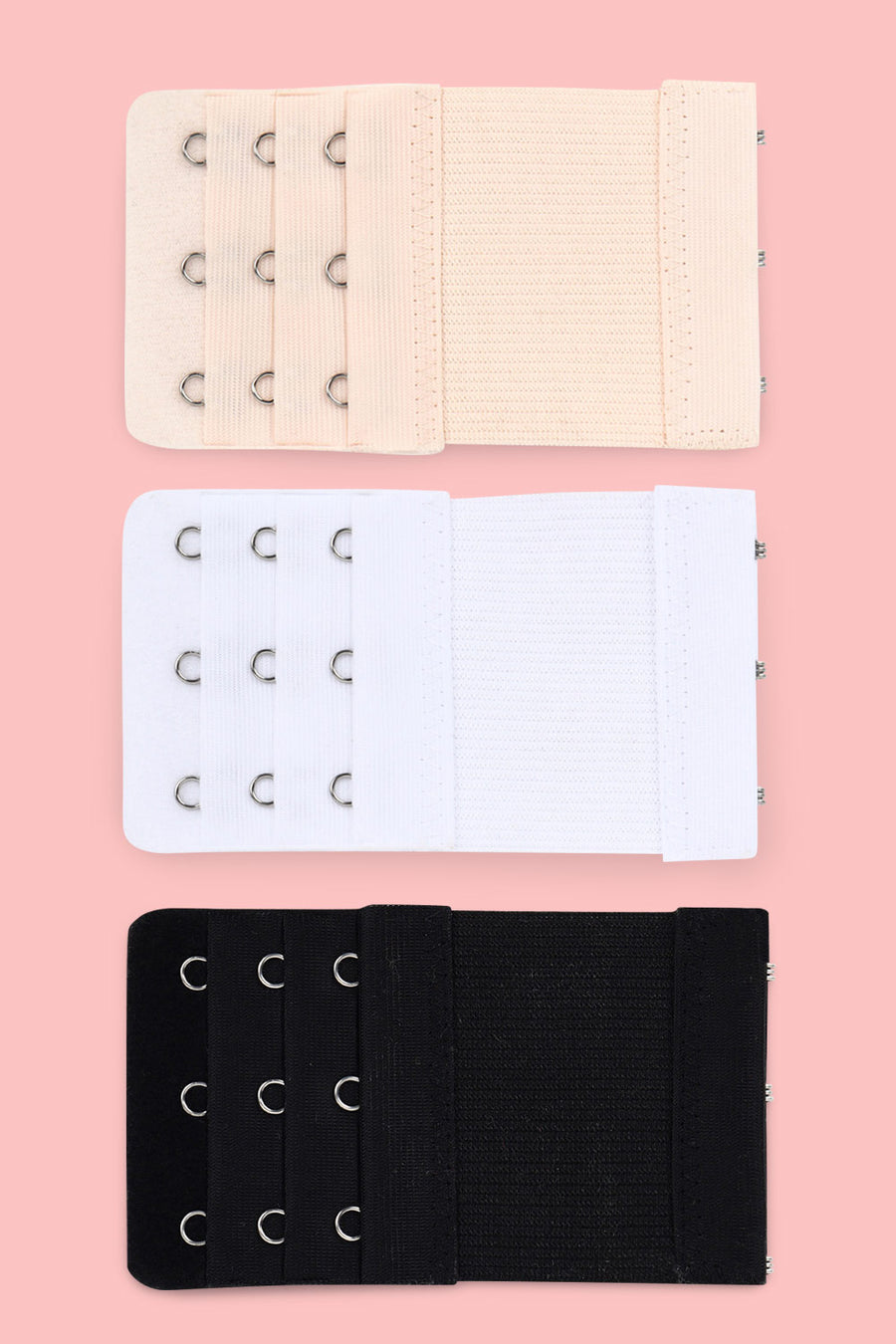 Bra Extender 3 Hook Strap  (Pack of 3) - Midora