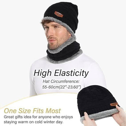 Unisex Cap With Neck Mufler