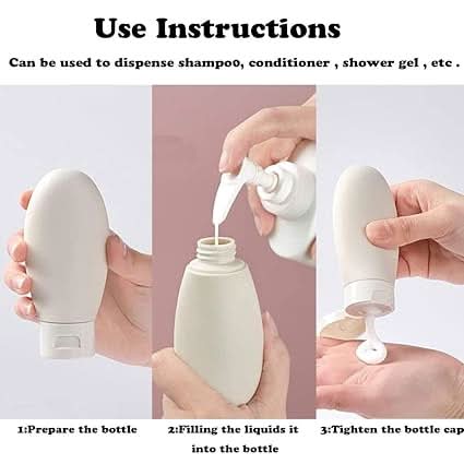 Travel Size Bottles for Toiletries Shampoo Conditioner Lotion