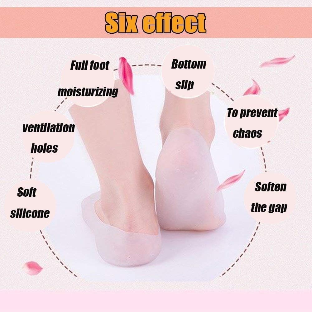 Foot Protector Moisturizing  full Socks (Pack OF 2 pair set)