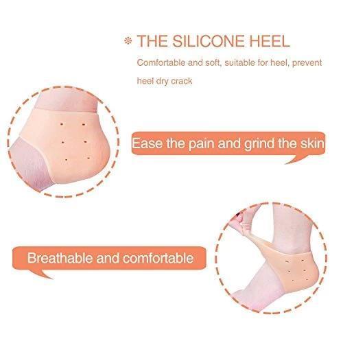 Silicon Heel Moisturizing Pads (Pack of 4)