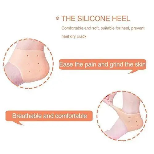 Silicon Heel Moisturizing Pads (Pack of 4)